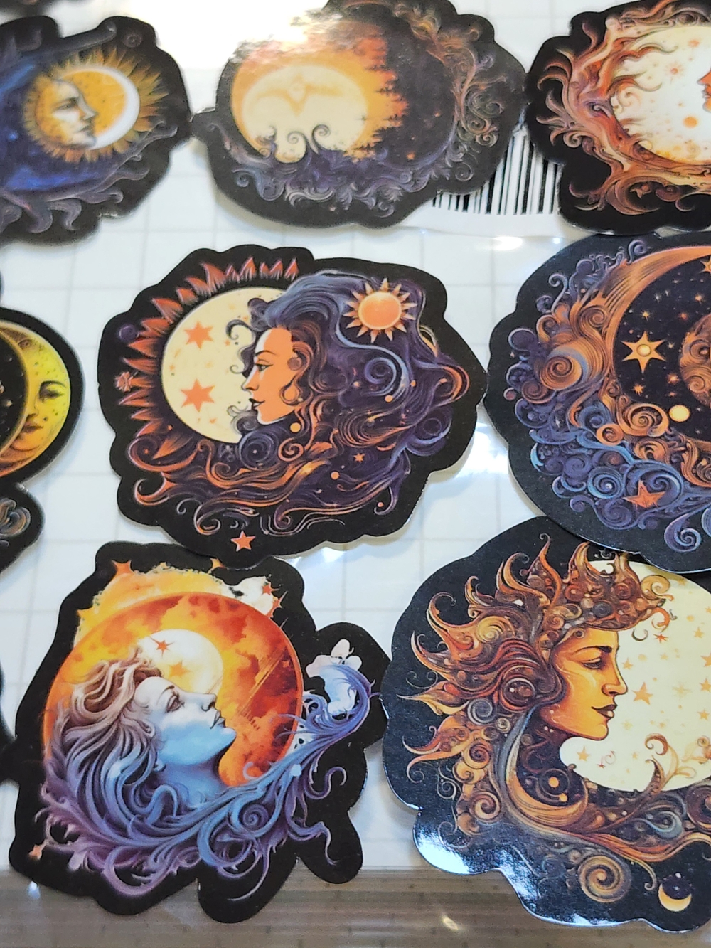 50 Celestial Moon & Sun Sticker - Picture 6 of 7